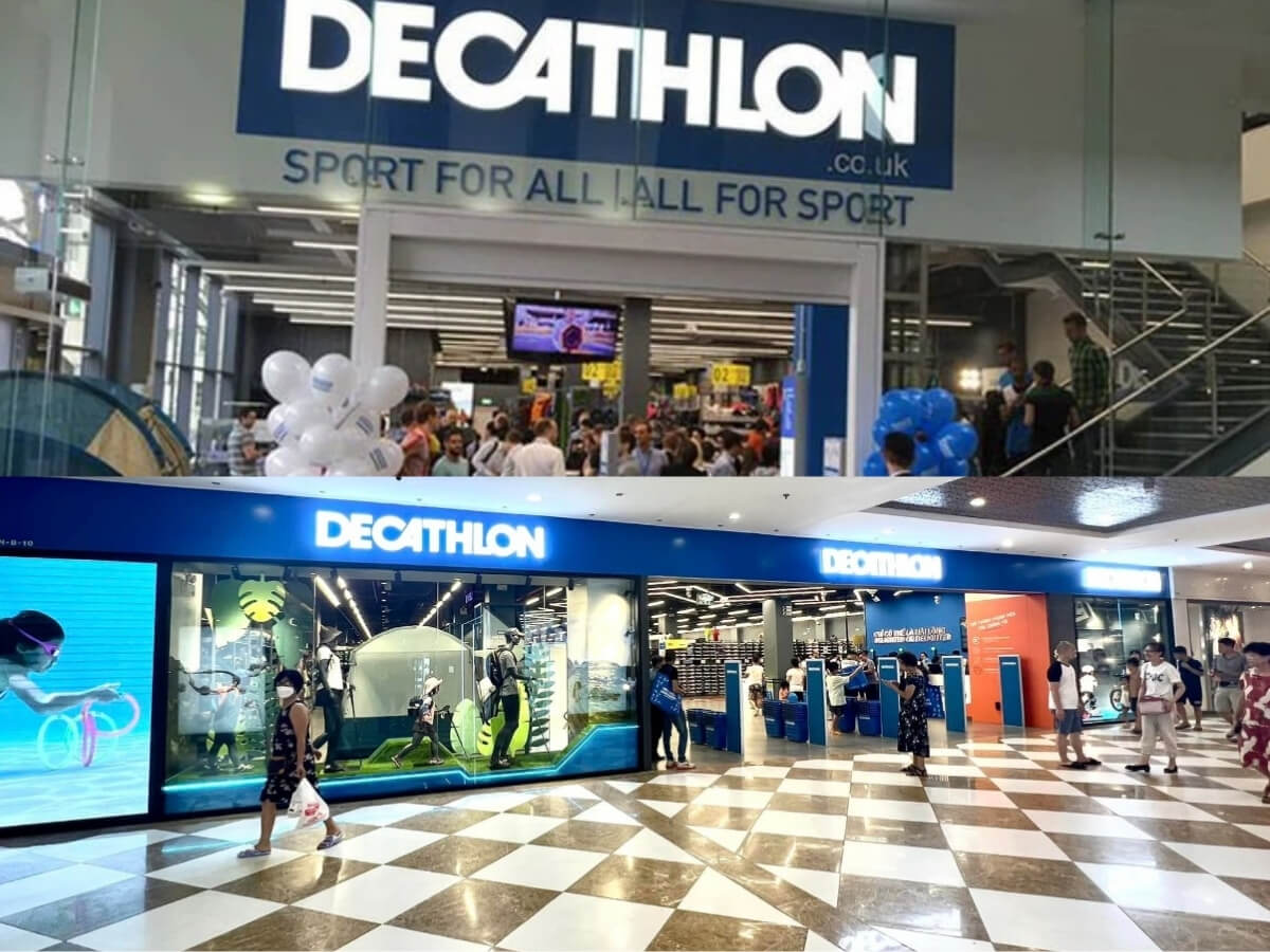 Shop bán quần áo thể thao Decathlon