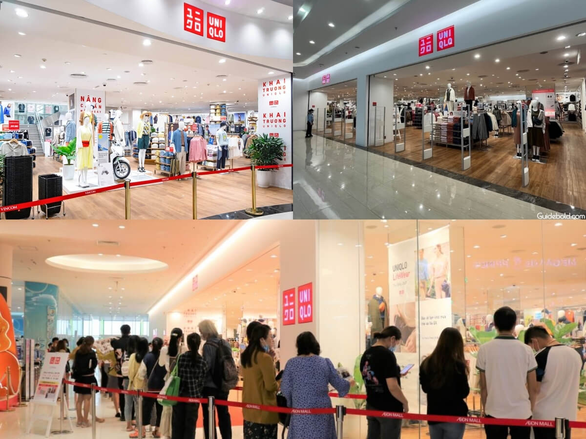 Shop bán quần áo thể thao Uniqlo