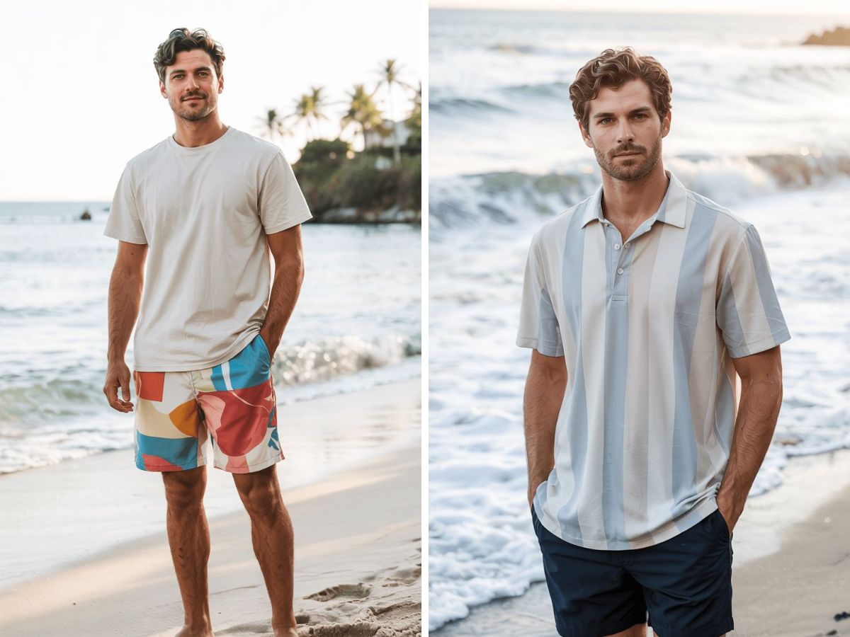 Chọn đồ đi biển giúp anh em luôn phong độ