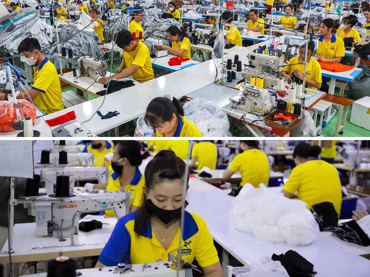 DONY Garment có quy trình sản xuất đảm bảo chất lượng sản phẩm