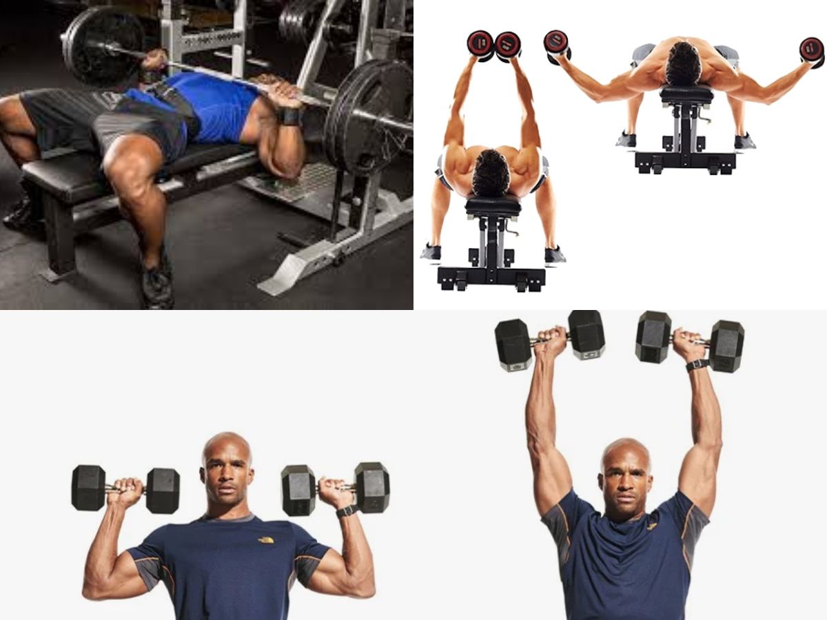 Nhóm bài tập Đẩy Ngực, Vai, Tay Sau