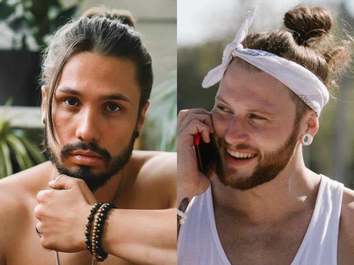 Man Bun Kết Hợp Râu Quai Nón combo tăng độ nam tính