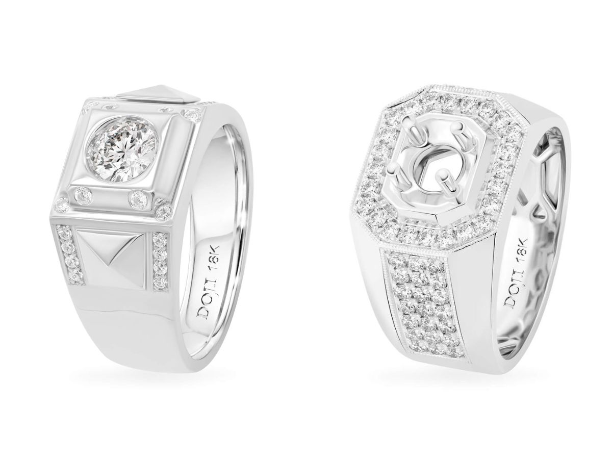 Doji thuộc top shop bán nhẫn nam đẹp bạn nên ghé thử