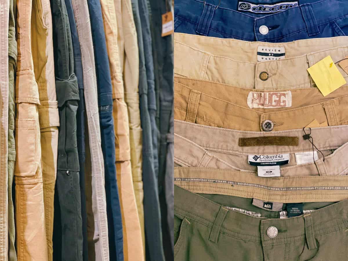Quần túi hộp vintage chất lừ tại các Thrift shop TPHCM