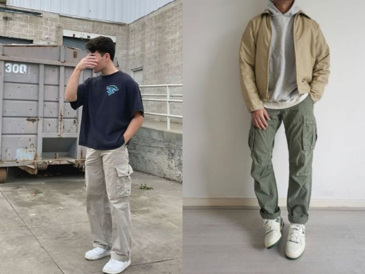 Phối quần túi hộp nam theo phong cách Streetwear