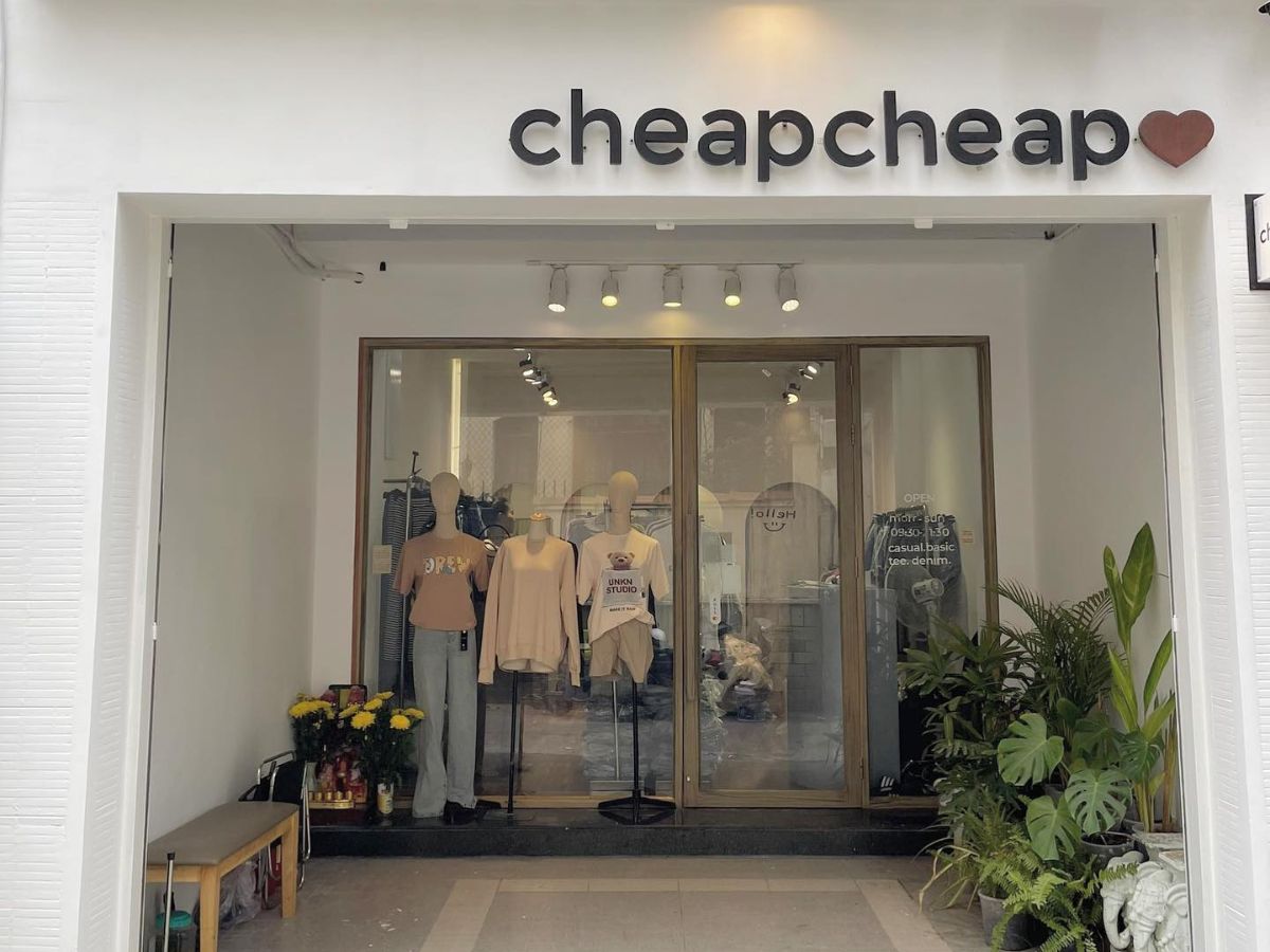 Cửa hàng Cheapcheap khá dễ tìm kiếm