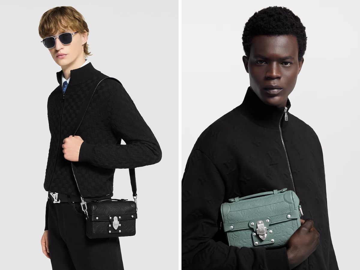 Các mẫu túi LV nam được yêu thích đều mang họa tiết monogram đặc trưng