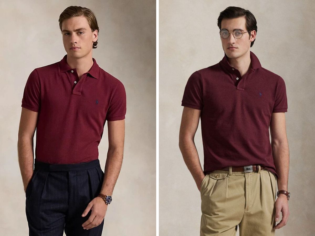 Anh em mệnh hỏa nên mặc áo polo màu đỏ