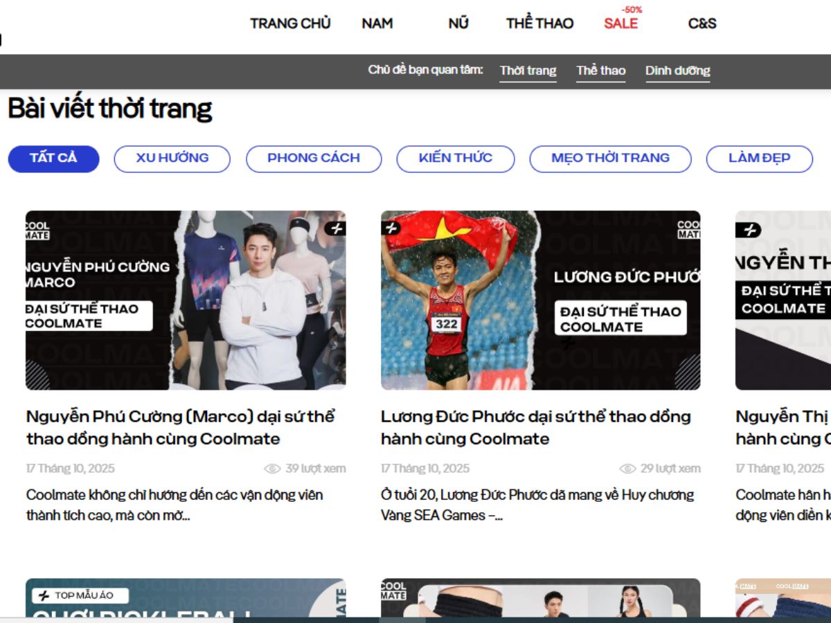 Coolmate Blog - Nơi chia sẻ kiến thức thời trang nam uy tín