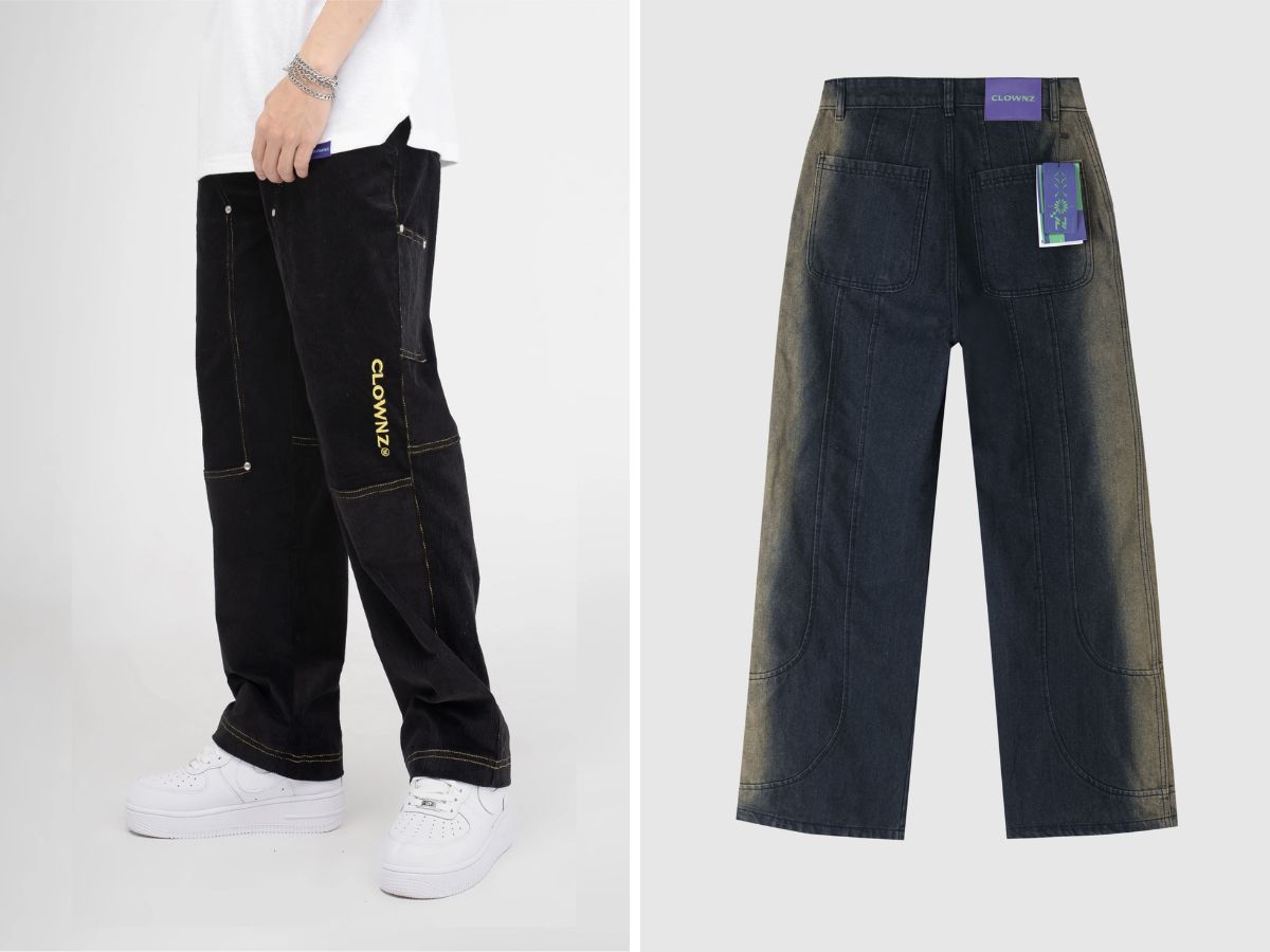 Quần nam của ClownZ phong cách retro