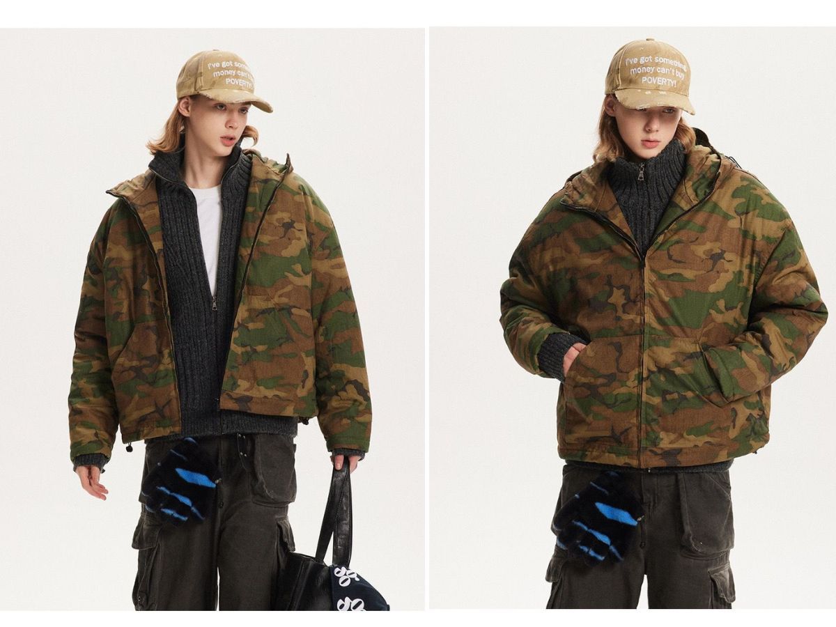 cách phối đồ với họa tiết Camouflage