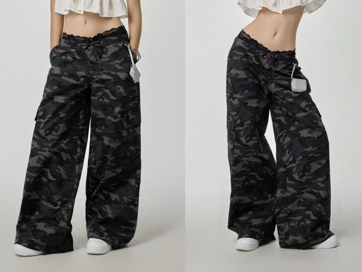 cách phối đồ với họa tiết Camouflage