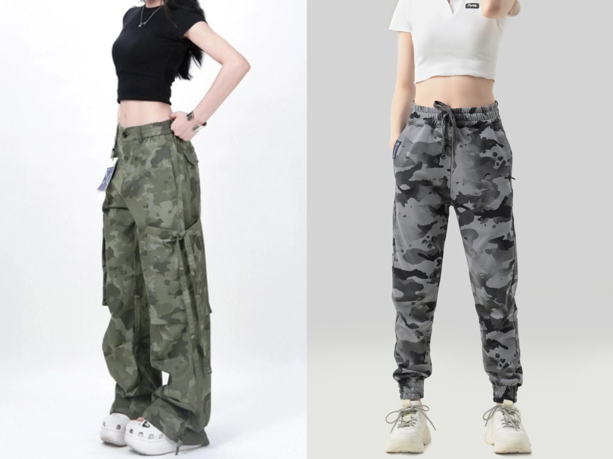 cách phối đồ với họa tiết Camouflage