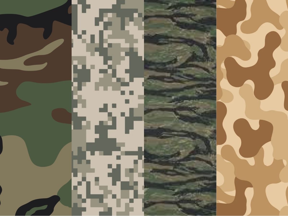 cách phối đồ với họa tiết Camouflage