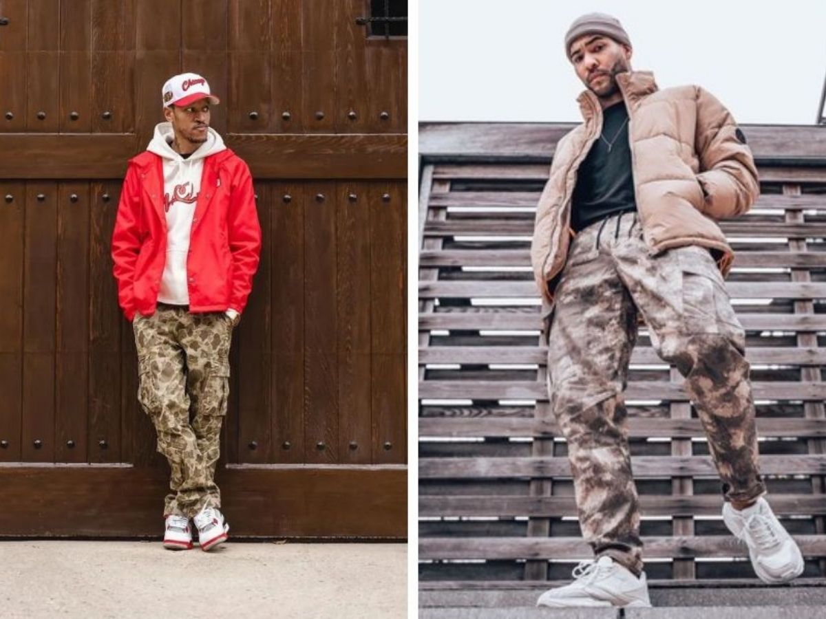 cách phối đồ với họa tiết Camouflage