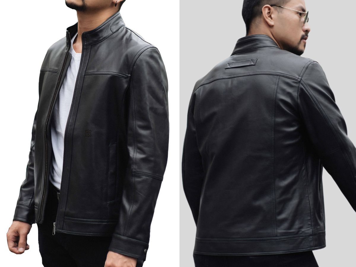 Áo khoác da Racer phong cách tối giản và tinh tế