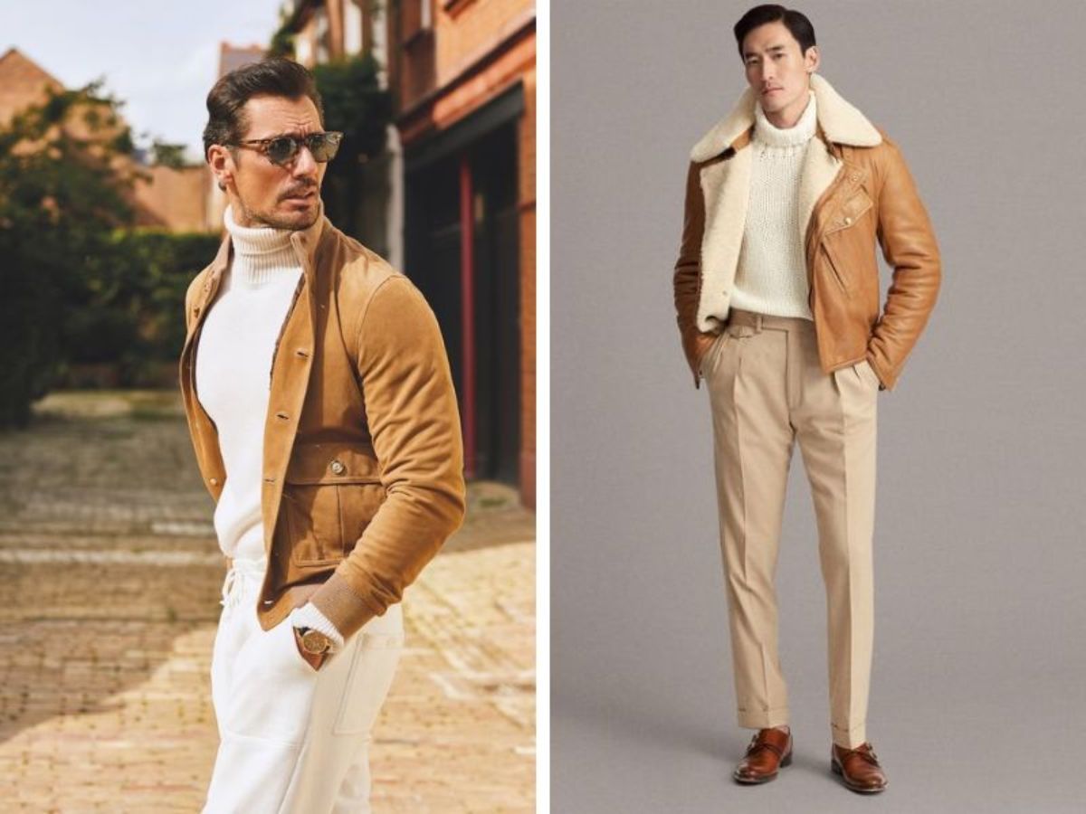Phong cách lịch lãm, thanh lịch cùng áo len, quần tây và giày da