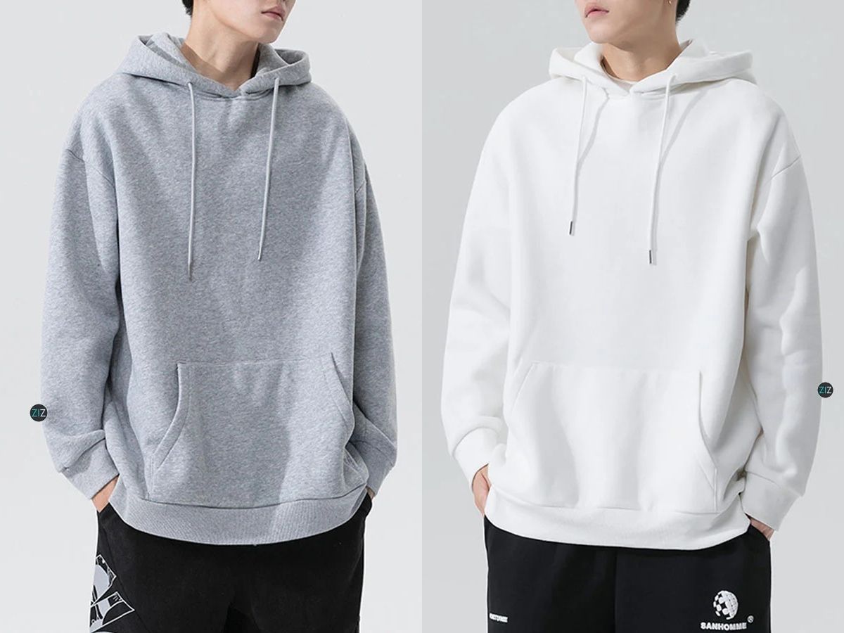 Form dáng áo hoodie nam