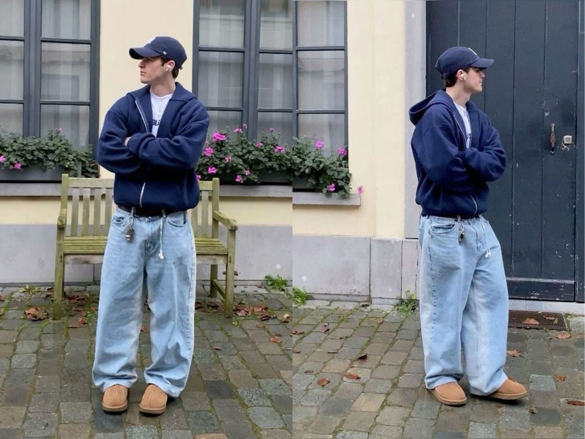 Phối áo khoác hoodie nam basic