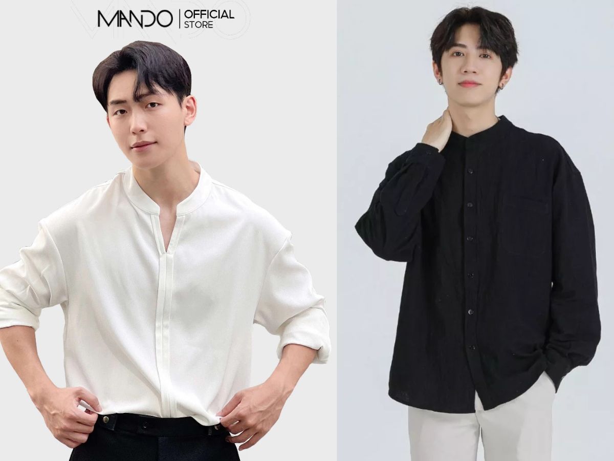 TOP 10 địa chỉ mua áo cổ trụ nam tại Hà Nội