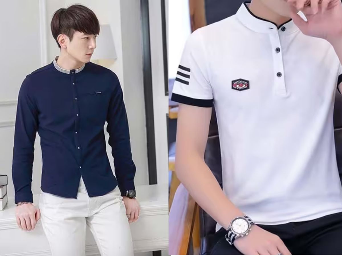 TOP 10 địa chỉ mua áo cổ trụ nam tại Hà Nội