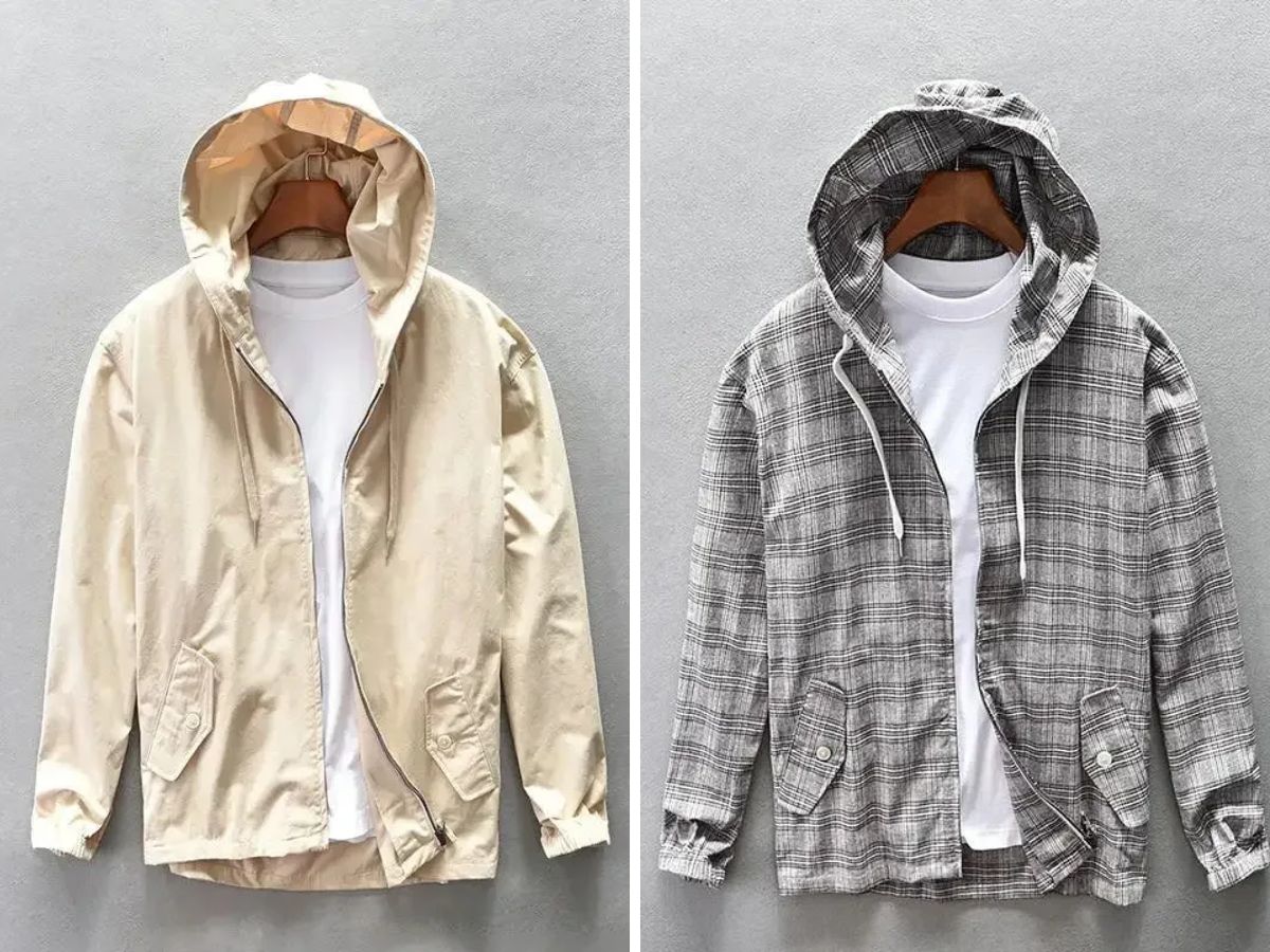 Áo chống nắng nam thường được bổ sung mũ trùm đầu