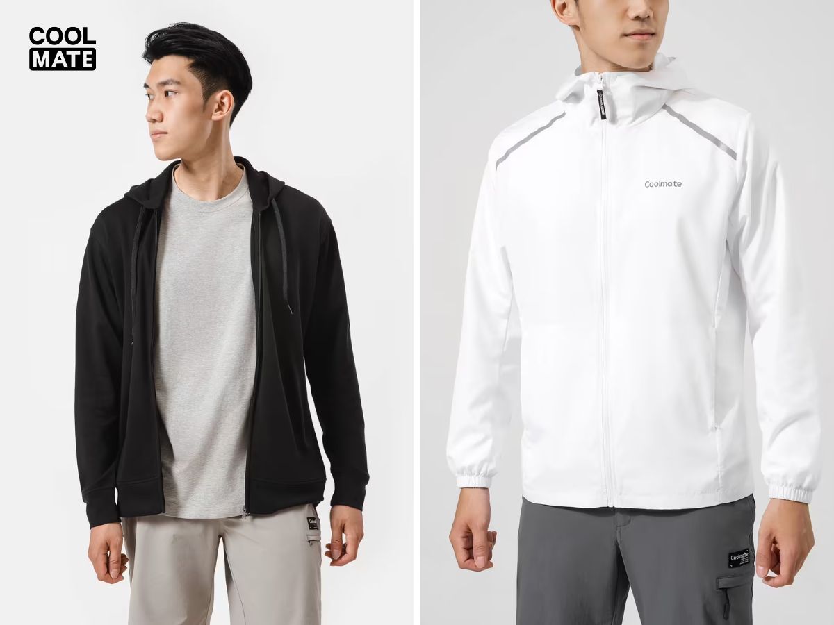 Sản phẩm Coolmate đạt top review áo chống nắng nam tốt 2025