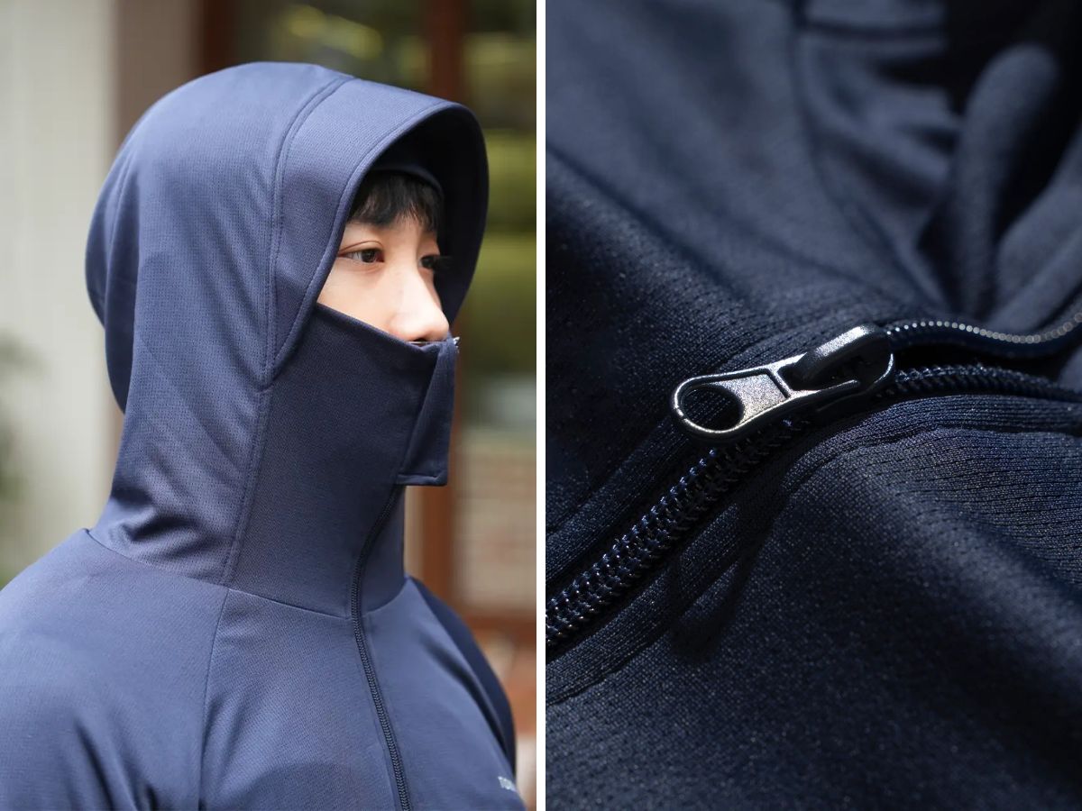 Các chi tiết trên áo chống nắng TokyoLife đều được trau chuốt