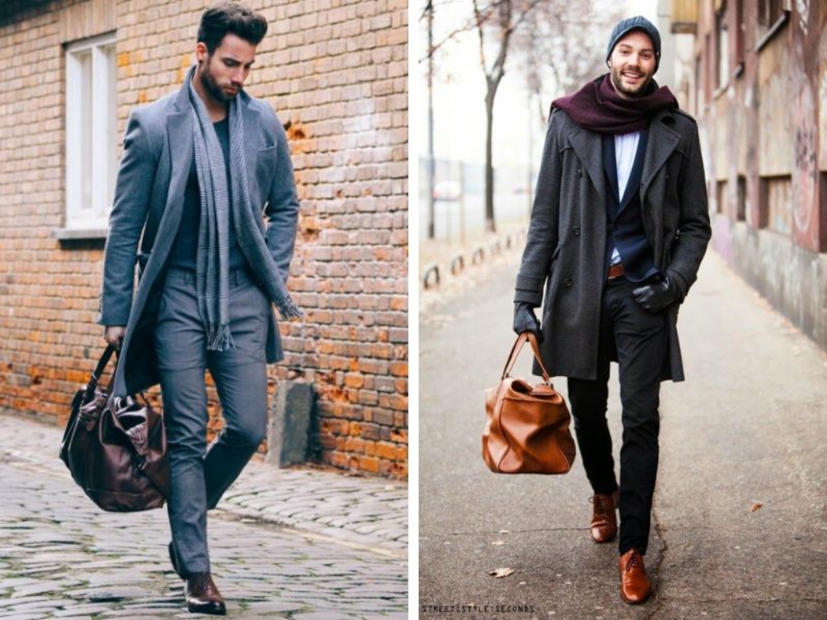 Top mẫu khăn choàng cổ cho nam