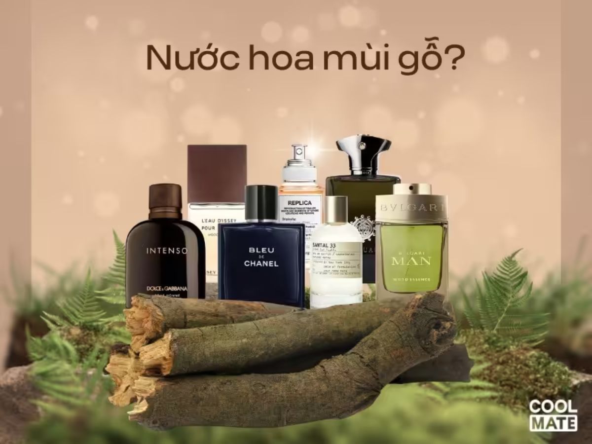 TOP chai nước hoa mùi gỗ cho nam 