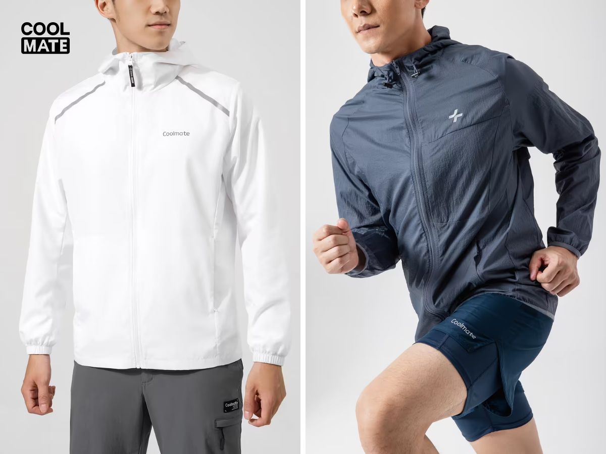 Coolmate giúp anh em mua áo khoác gió nam chất lượng