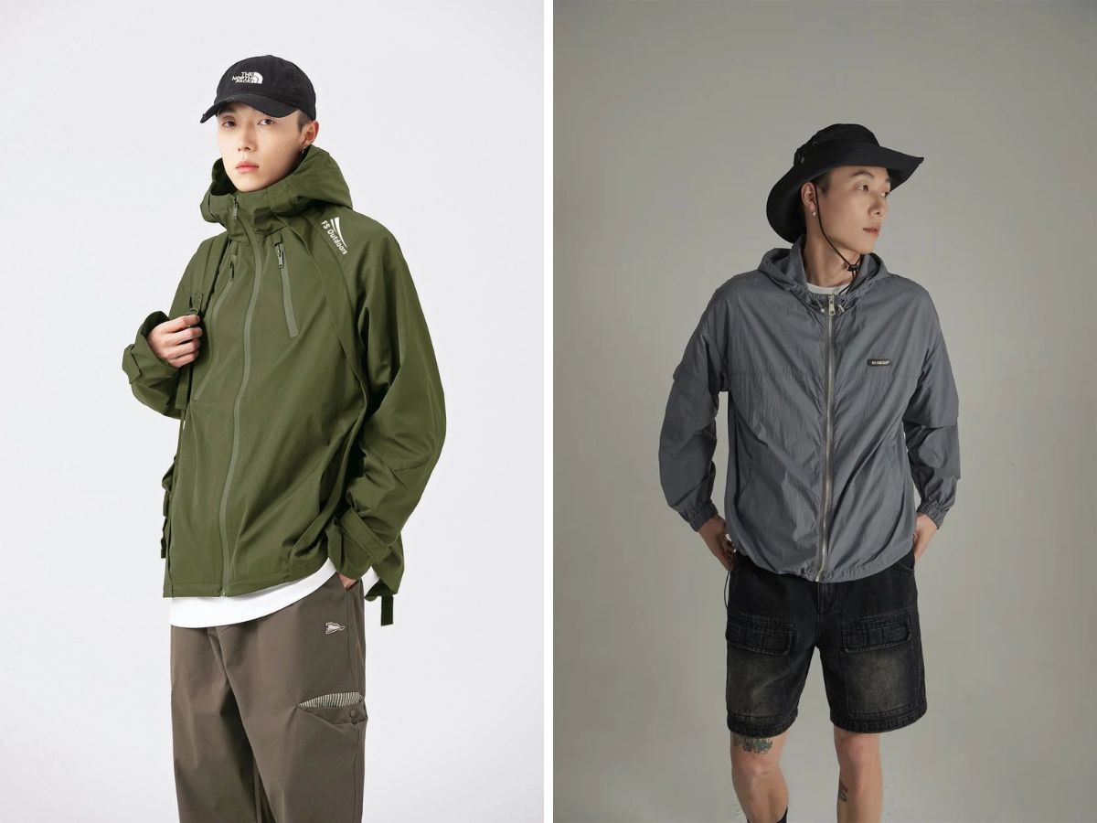 Không phải chất liệu vải gió nào cũng chống nước