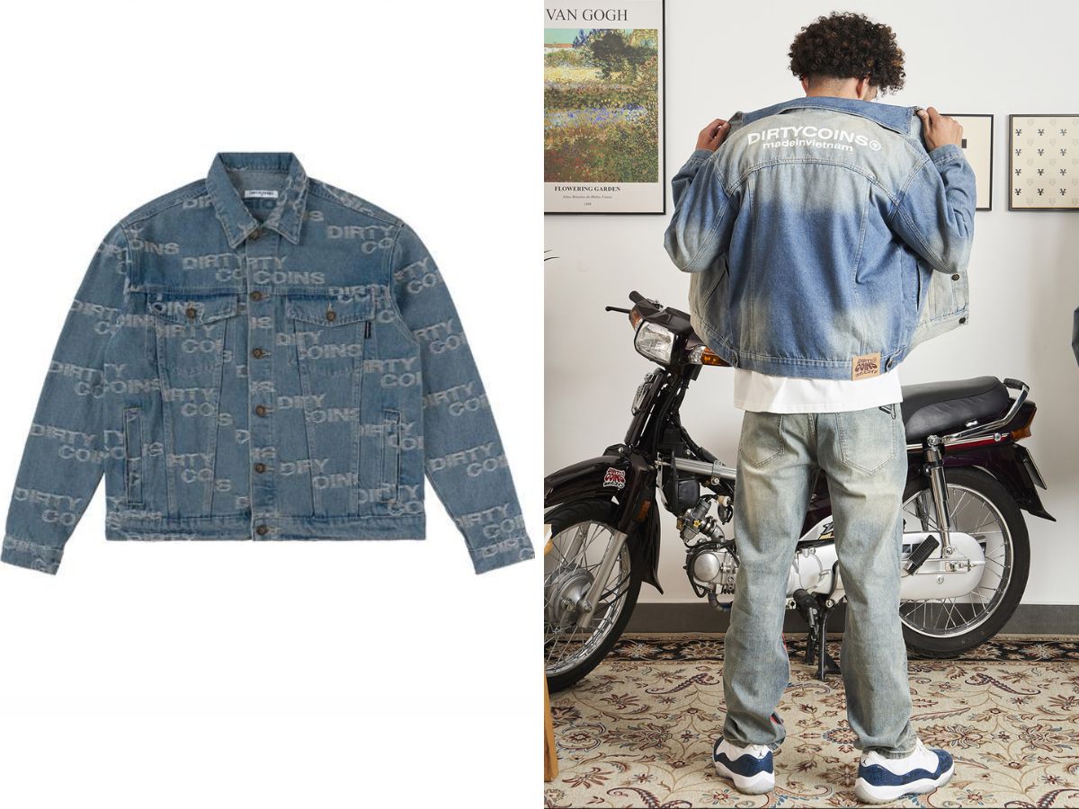 Khoác jeans của DirtyCoins cực phong cách