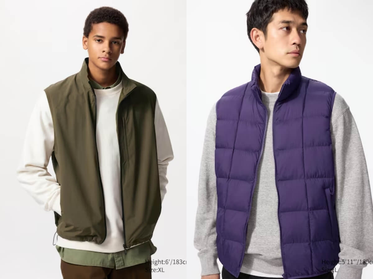áo gile nam tại Uniqlo