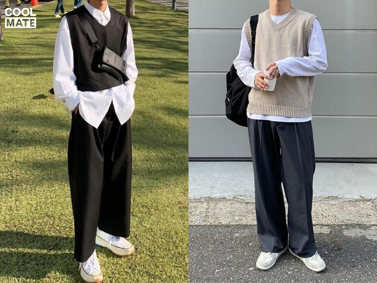 Áo len gile nam giữ ấm vừa đủ, thoải mái tối đa