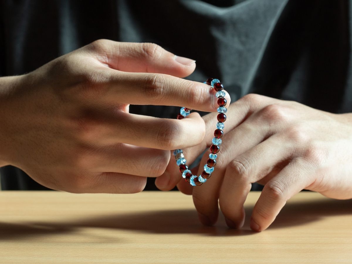 Chiếc vòng có màu sắc trong trẻo, hút mắt