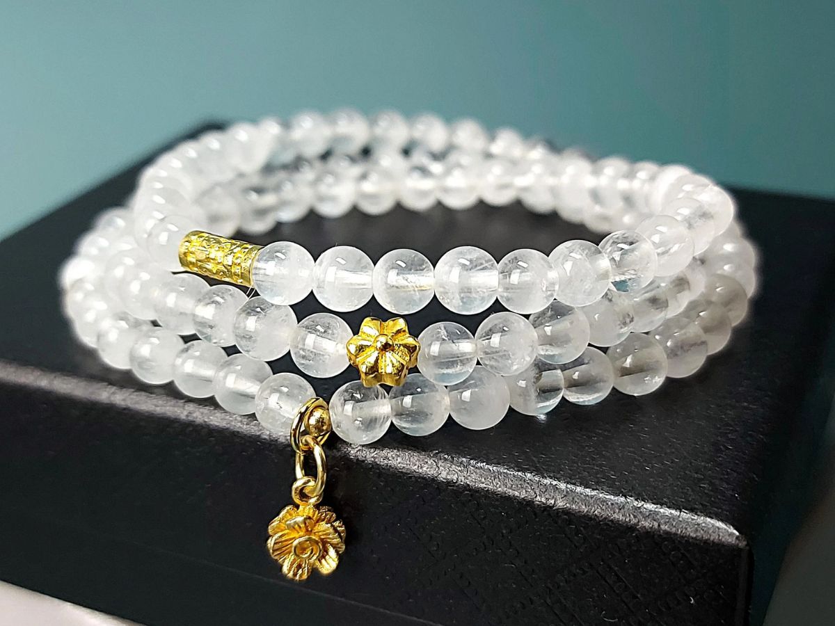 Vòng Tay Thạch Anh Trắng