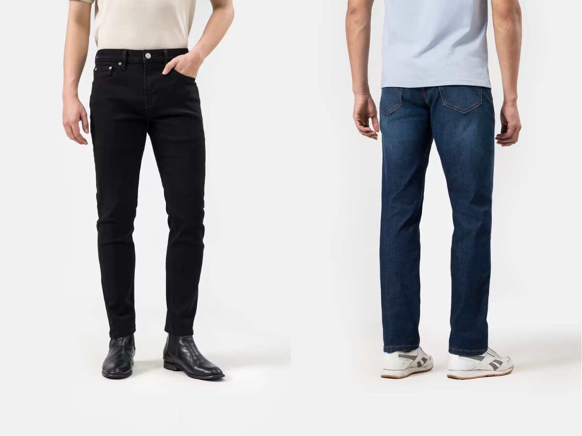 Outfit phối quần jeans của Coolmate