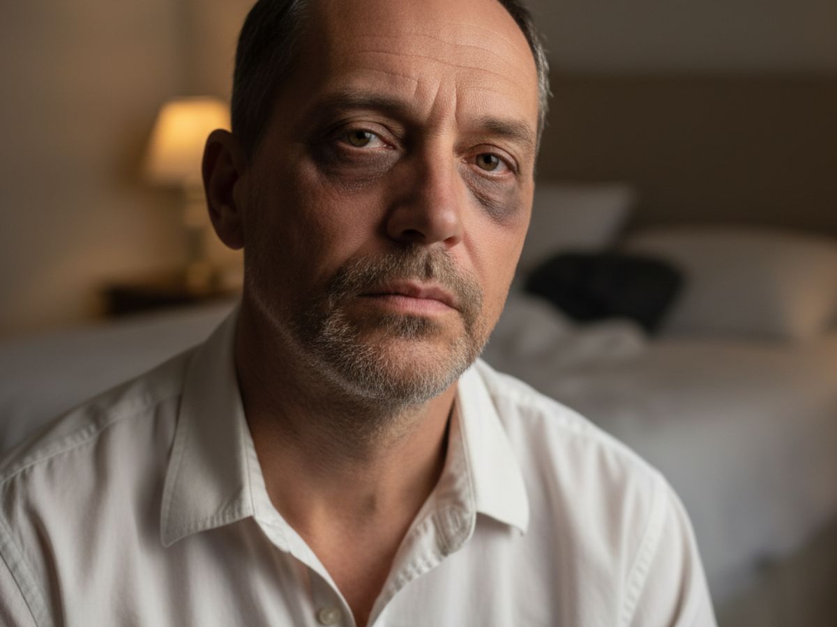 Quầng thâm mắt ảnh hưởng lớn đến phong độ phái mạnh