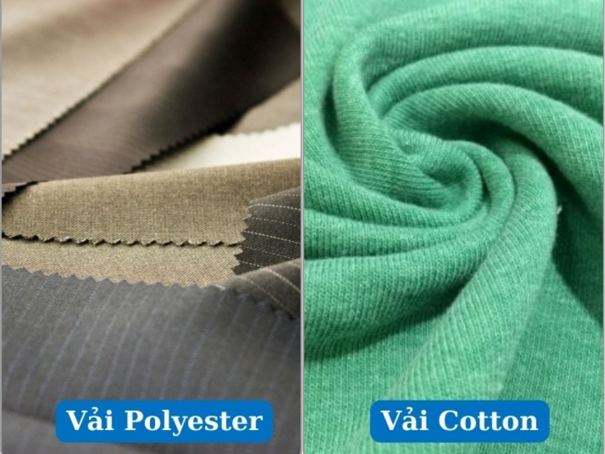 So sánh giữa vải cotton thông thường và vải thể thao Polyester