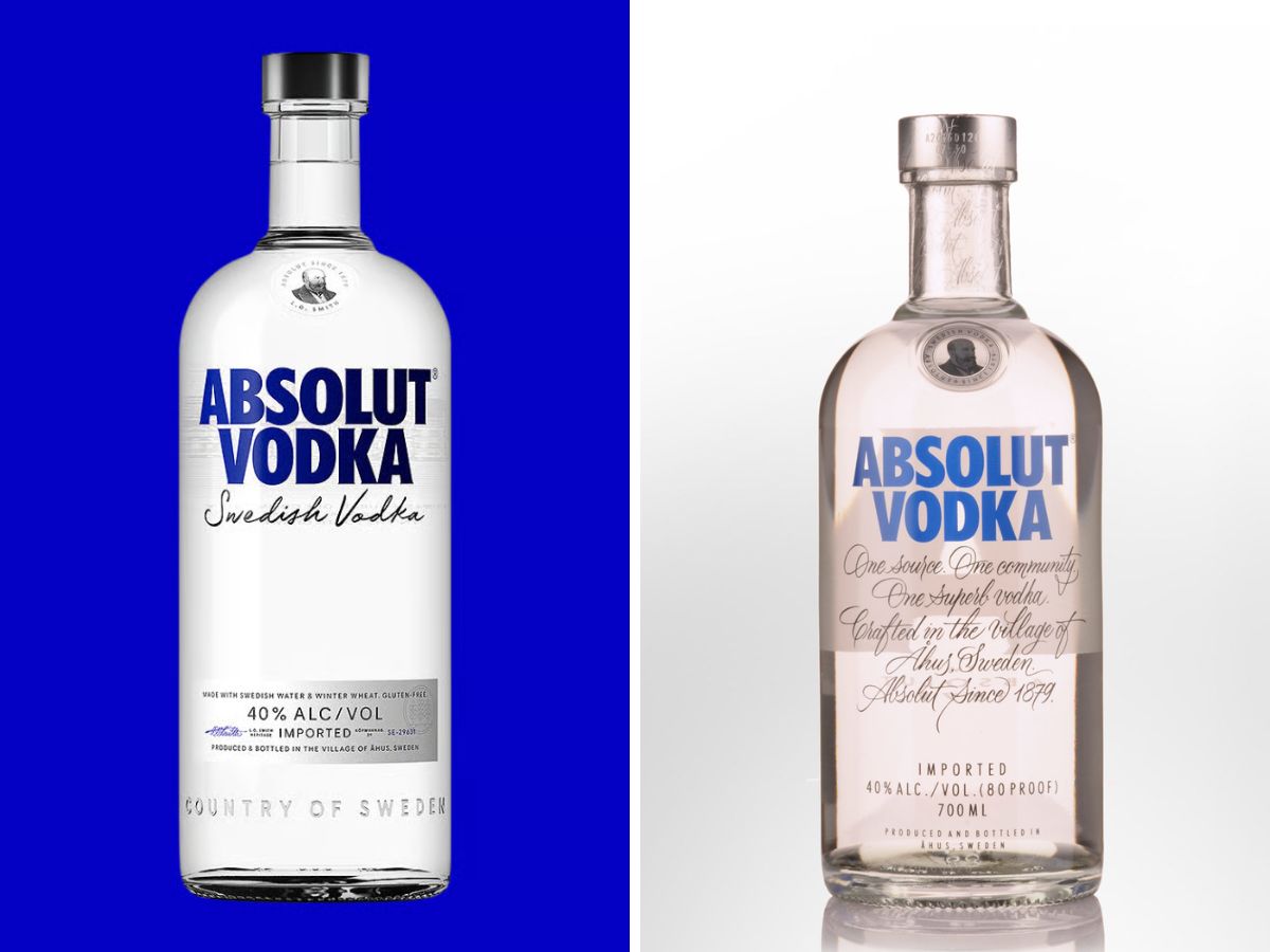 Absolut Vodka là thương hiệu rượu nổi tiếng từ Thuỵ Điển