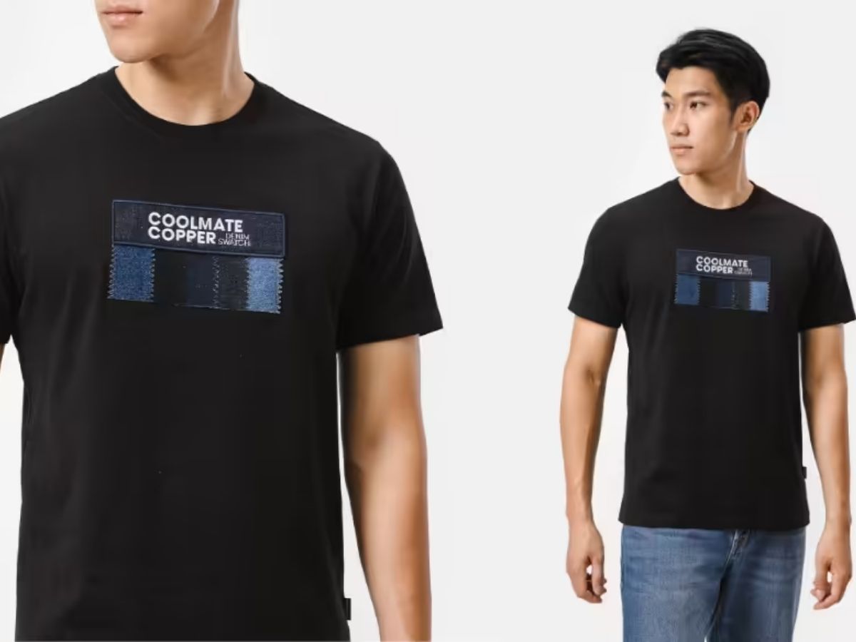 Banner sản phẩm áo thun và quần jeans của Coolmate