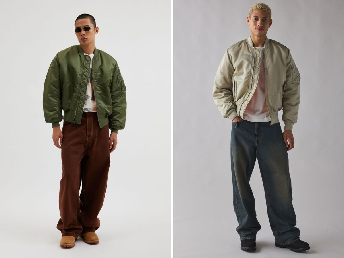 Mẫu áo định hình nên những chiếc áo bomber hiện nay