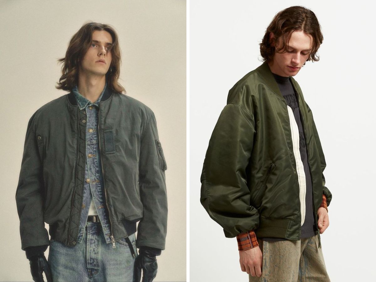 Áo bomber được làm từ nhiều chất liệu khác nhau