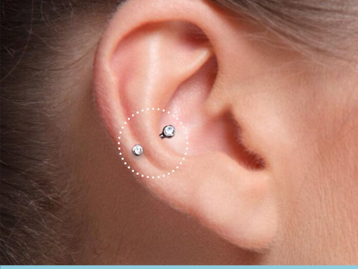 Rook là vị trí nằm ở nếp gấp sụn dày phía trong tai