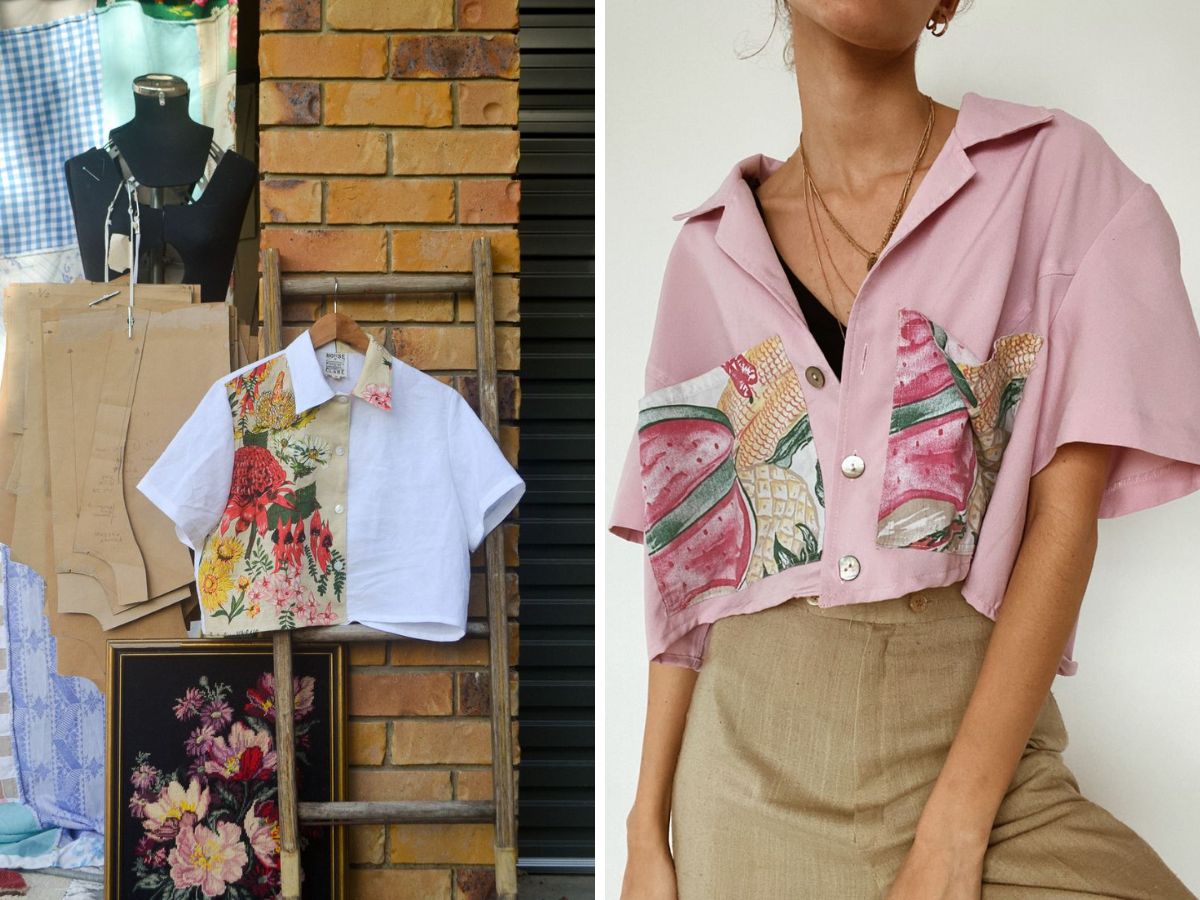 Biến tấu thành áo croptop