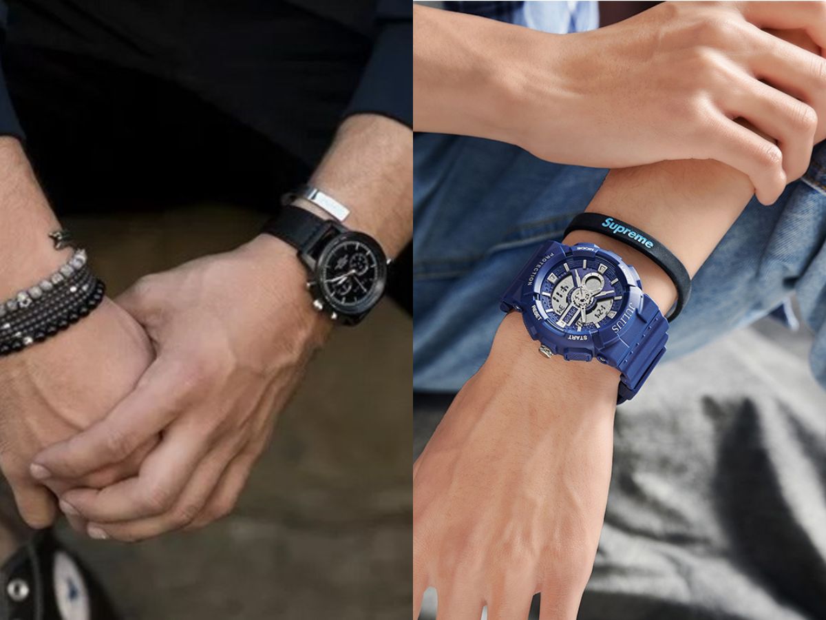 Bộ đôi hoàn hảo phối lắc tay với đồng hồ