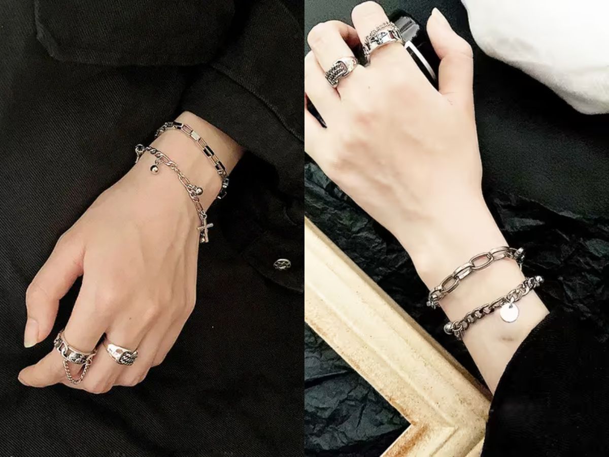 Nghệ thuật của sự kết hợp đeo nhiều lắc tay (Layering)