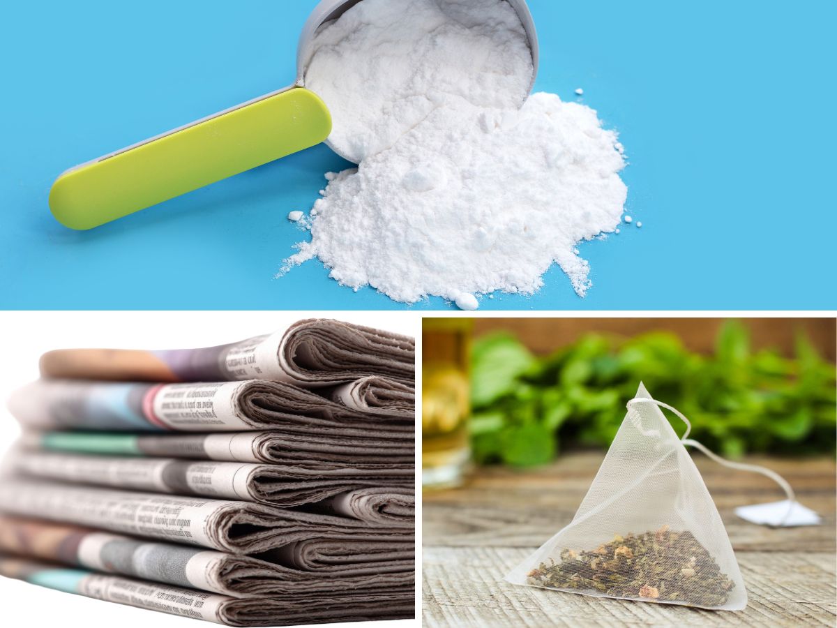 Nên khử mùi giày bằng baking soda, trà túi lọc hoặc giấy báo