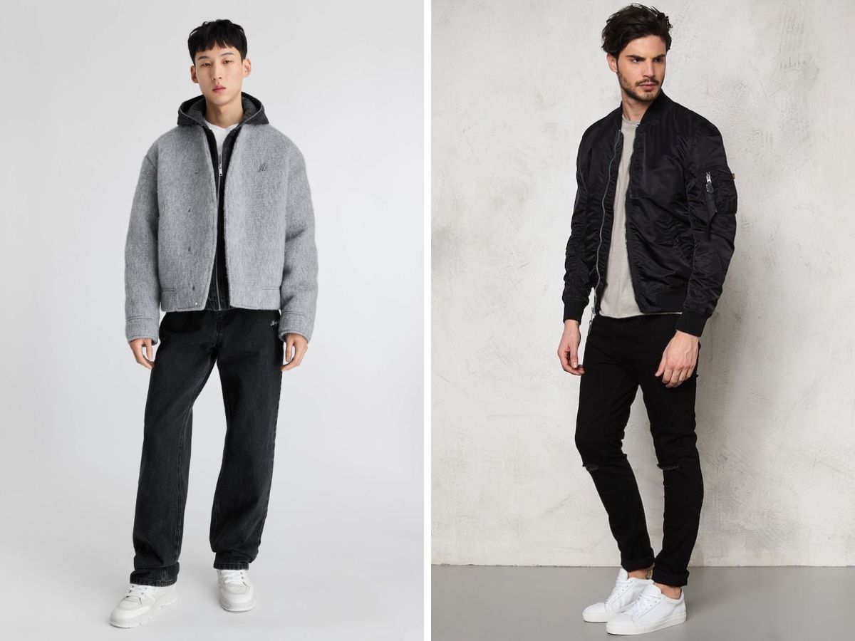 Chú ý bảo quản các chi tiết đính kèm với áo khoác bomber